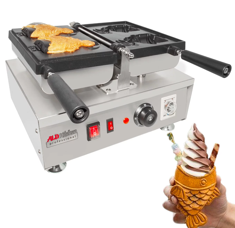 ​ ماكينة وافل 2 سمكة ايس كريم 