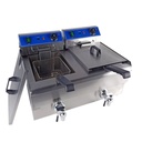 ​​قلاية زيت / 2 عين / 13 لتر حنفية / كهرباء