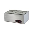 [156001] ​​بان ماري / 2 بولة نص / مستورد / بالغطاء